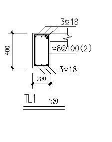 某楼梯大样节点构造CAD详图_图1