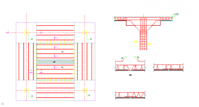 某地万科美的西江悦花园叠合板CAD图纸_图1