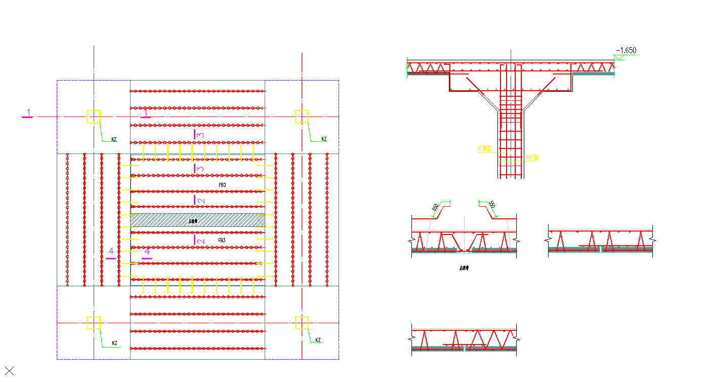某地万科美的西江悦花园叠合板CAD图纸