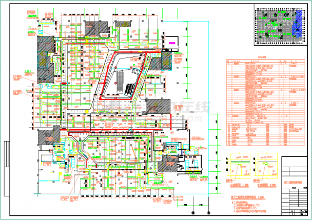 成都大型综合性购物中心空调通风设计施工图纸（含设计说明）-图二