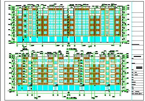 物流园区6层多层住宅建筑设计施工图-图二