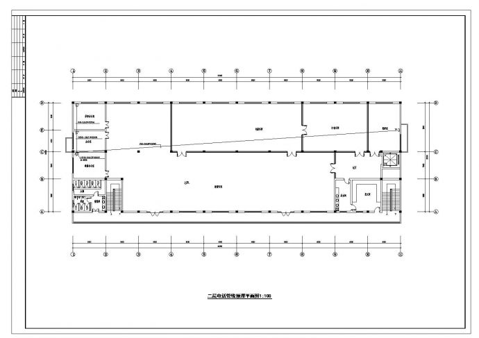 某市区工厂车间电气施工图CAD规划详图_图1