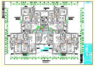 龙樾生态城11层7高层住宅建筑结构水暖设计施工图-图一