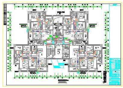 龙樾生态城11层6高层住宅建筑结构水暖设计施工图-图一