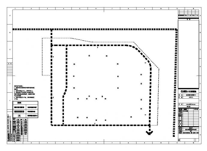 某体育中心图纸土石方基坑支护设计CAD参考详图_图1