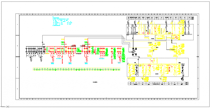 某地220kV变电所电气主接线图CAD图纸_图1