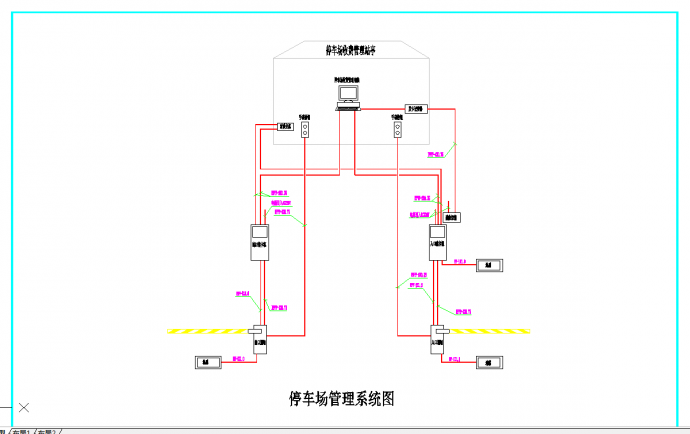 某地弱电设计说明及各类系统接线图CAD图纸_图1