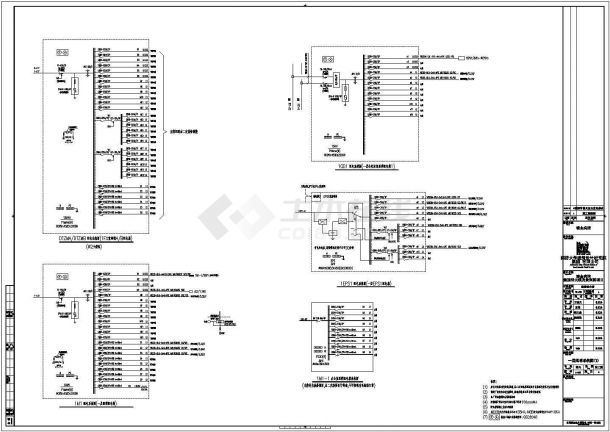 东莞瑞金宾馆接待大楼动照系统CAD电气设计完整图-图二