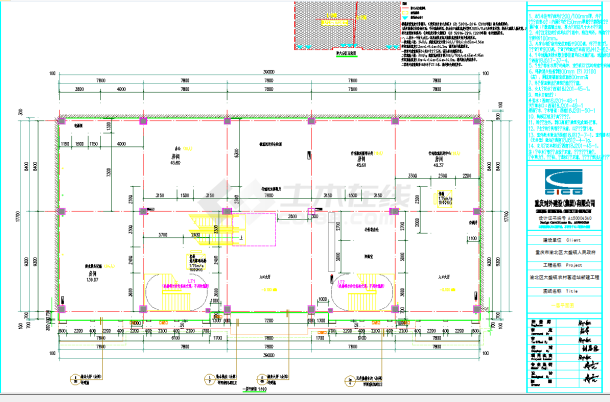 某地农村客运站建筑CAD图纸-图一