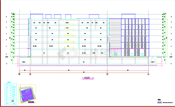 某地知识城第二邻里中心项目建筑施工图全套CAD图纸-图二