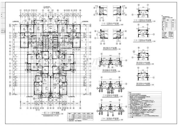 两梯六户建施平面CAD图.dwg-图二