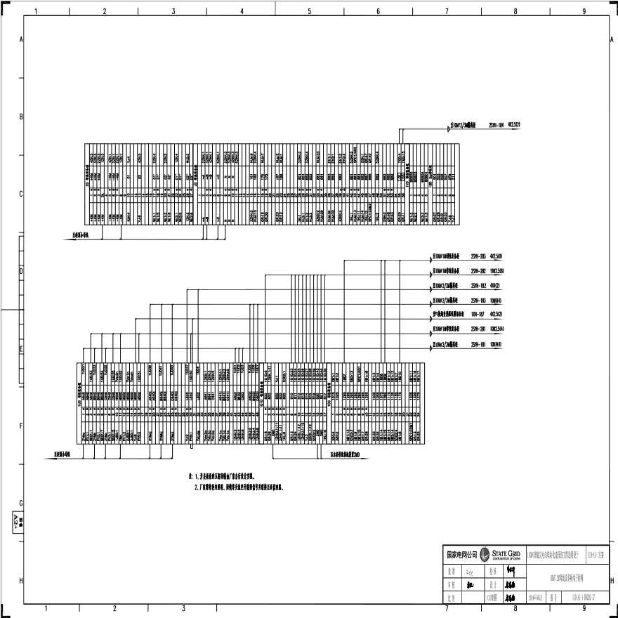 110-A1-1-D0202-17 10kV 2M母线设备柜端子排图.pdf-图一