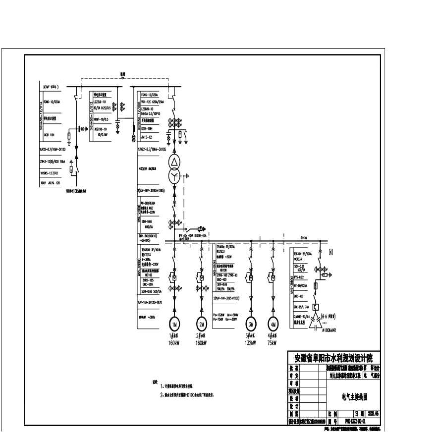 刘大庄排灌站电气施工图（2020.03-Model.pdf-图一