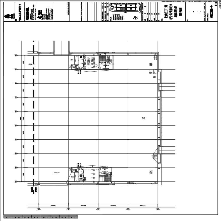 HWE2CD14EL4-A-电气-生产用房(大)15屋面机房层-A区照明平面图.PDF-图一