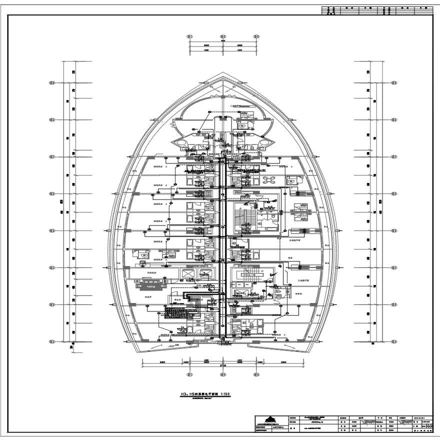 09-H3、H5四层弱电平面图.pdf-图一