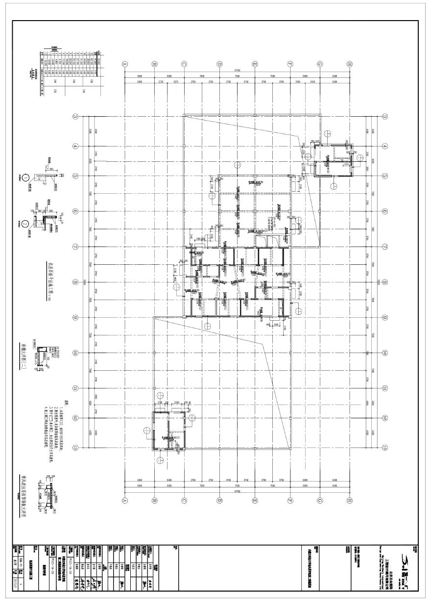 结施-45-机房层板平法施工图.pdf-图一