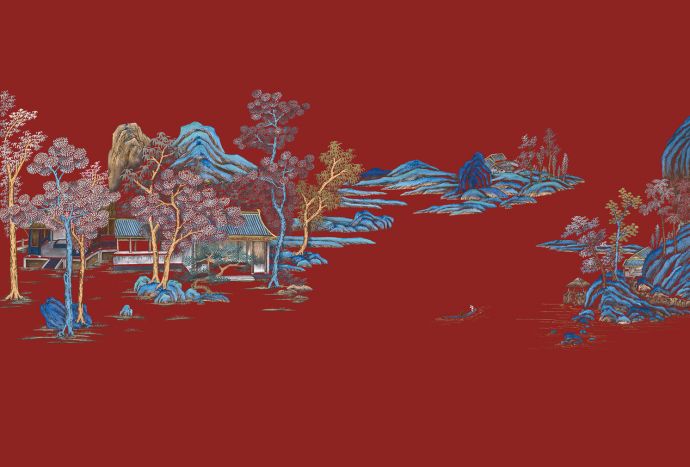 中式楼阁山水壁纸壁画 (16).jpg_图1