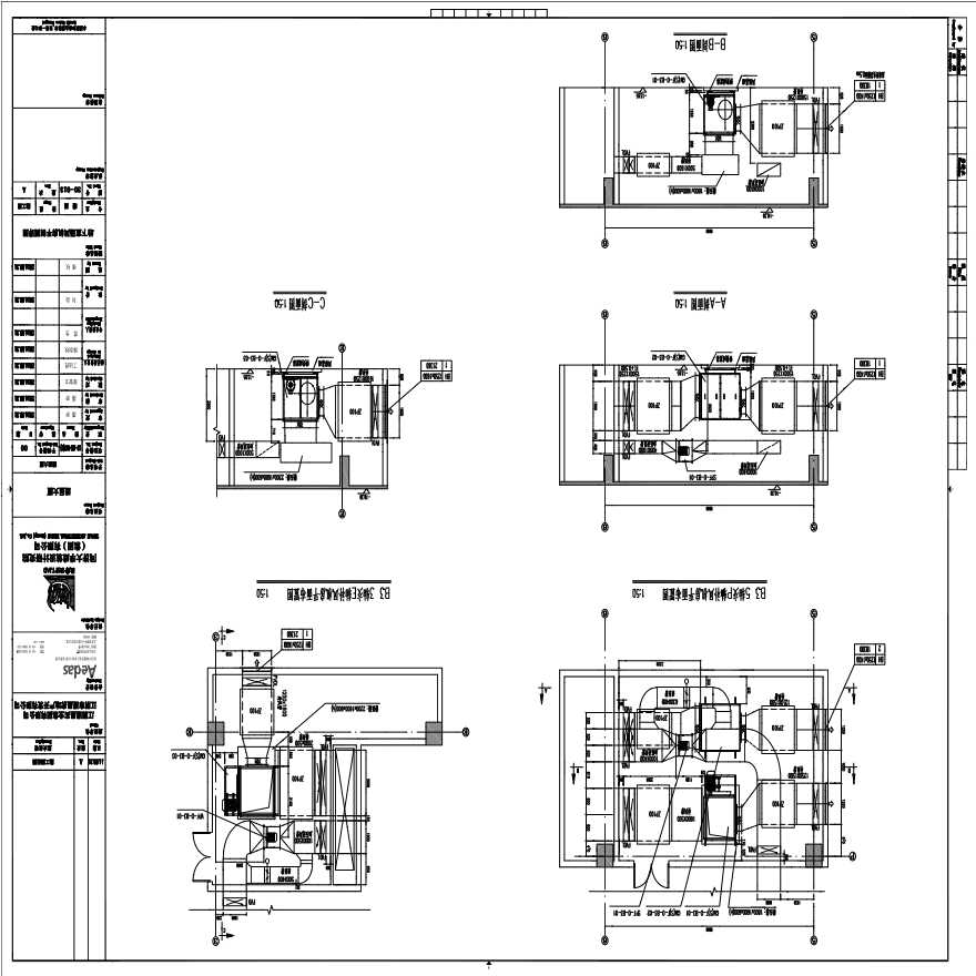 M-30-013_地下室通风机房平剖面详图.pdf-图一