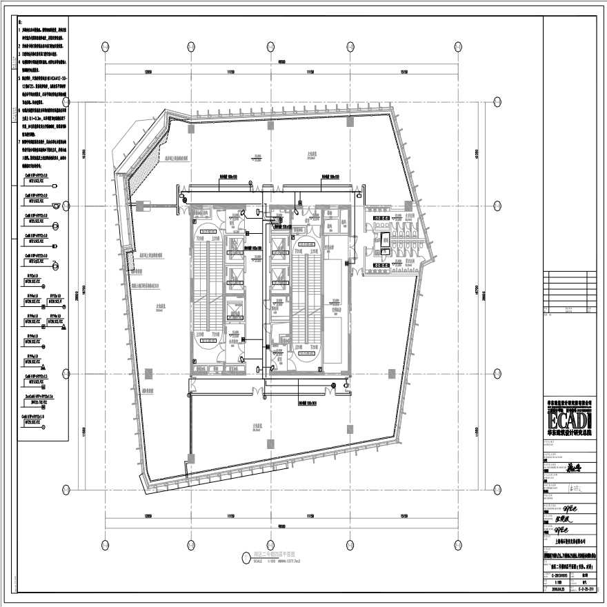 2016-04-25 E-2-25-211 南区二号楼四层平面图（安防、对讲） E-2-25-211 (1).pdf-图一