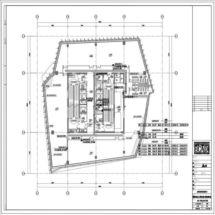 E-2-20-207 南区二号楼七层电力平面图 E-2-20-207 (1).pdf_图1