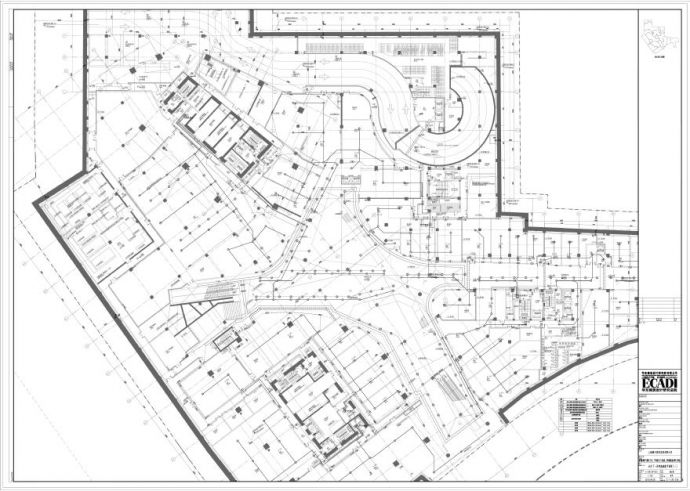 E-1-22-01~05 北区地下一层1~5区平面图（智能疏散） E-1-22-01A (1).pdf_图1