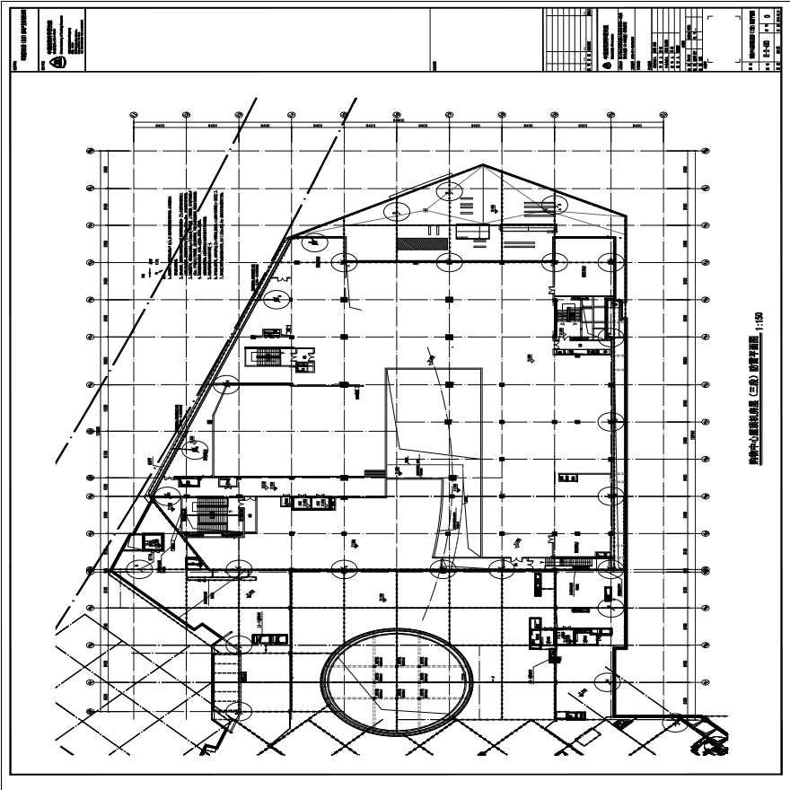 E-2-403 购物中心屋顶机房层（三段）防雷平面图 0版 20150331.PDF-图一