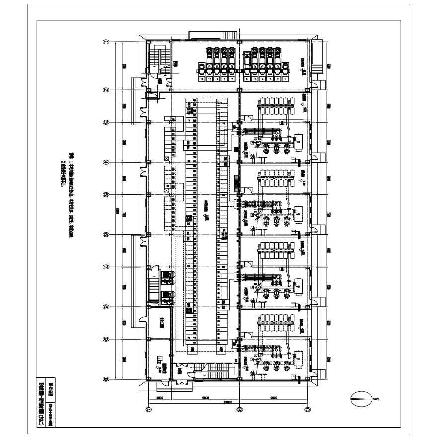 110-A2-5-D0101-04(1)配电装置楼一层平面布置图(方案二)-图一