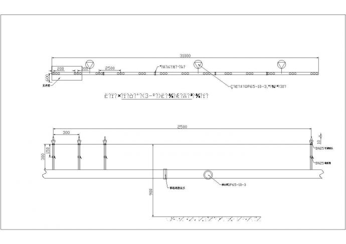 现代化水景喷泉管路施工设计CAD图纸（共13套）_图1