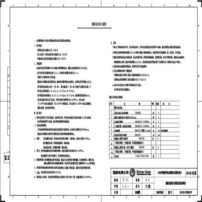 110-A2-8-S0102-07 消防泵房设计说明及设备材料表.pdf_图1
