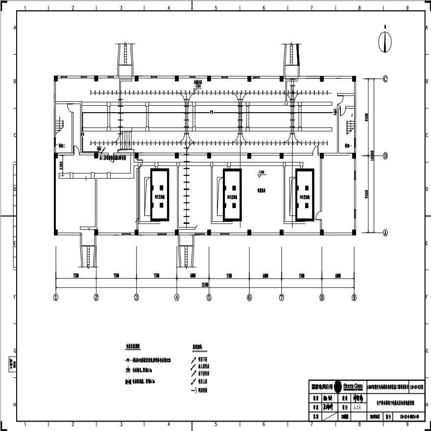 110-A2-8-D0214-06 生产综合楼地下夹层电话线敷设图.pdf-图一