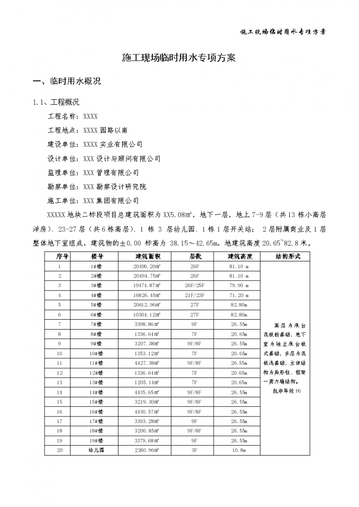 临时用水工程专项施工方案-图二