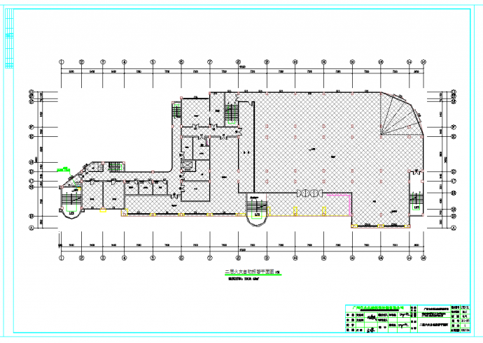某地职业学校学生7号宿舍楼工程电气图CAD图纸_图1