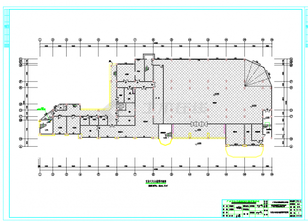 某地职业学校学生7号宿舍楼工程电气图CAD图纸-图二