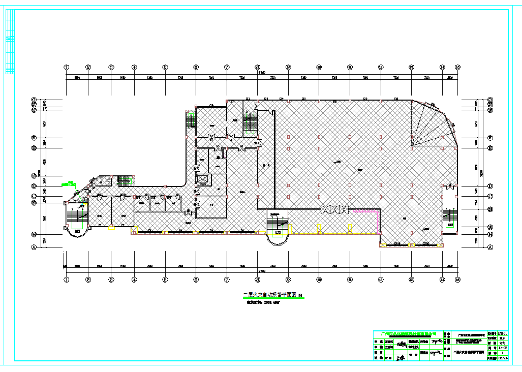 某地职业学校学生7号宿舍楼工程电气图CAD图纸