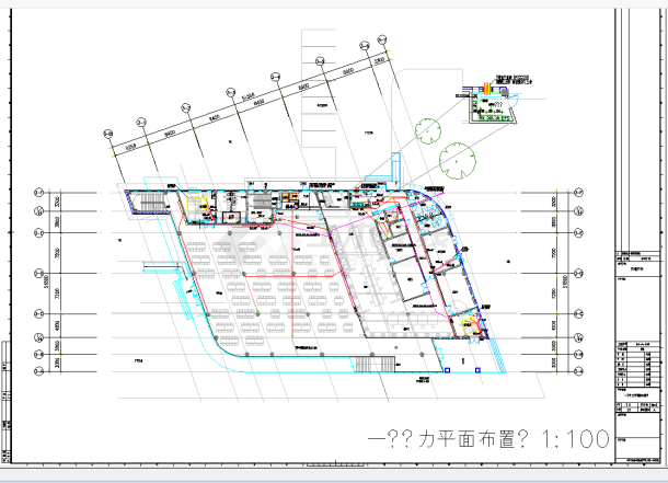 上海大型办公楼强电系统电气施工图纸-图一