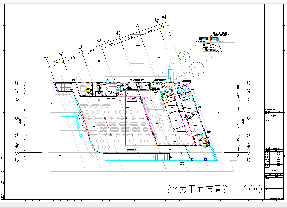 上海大型办公楼强电系统电气施工图纸