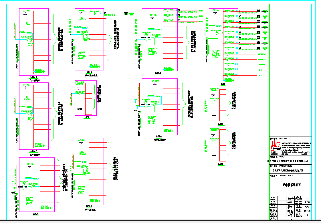 某地遵义某25层国际大酒店电气施工图CAD图纸
