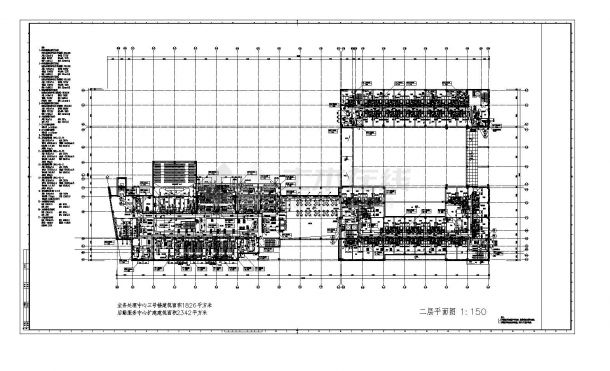 上海市公共办公建筑空调通风防排烟系统设计CAD参考施工图-图二