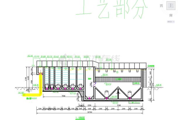 折板絮凝沉淀池(320m3/h)-图二