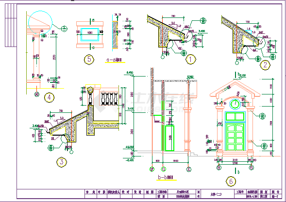 某三层带地下室框架结构别墅设计cad全套建施图纸（含设计说明，带效果图）-图一