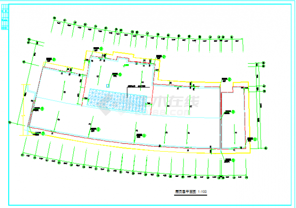 南京某学校1.6万平米7层砖混结构宿舍楼全套建筑设计CAD图纸-图一