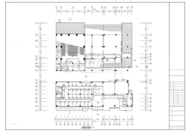 艺术中心平面图_t3CAD-图二