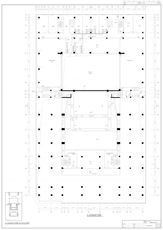 6层文化艺术中心剧场剧院建筑结构水暖电设计施工图_图1