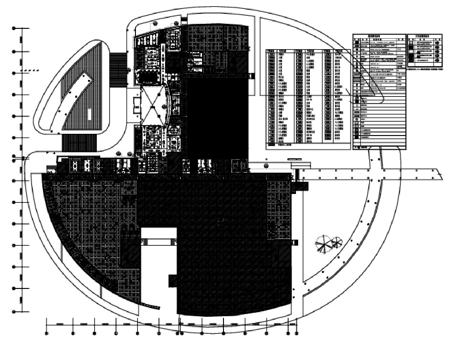 某商业项目一楼天花平面CAD图