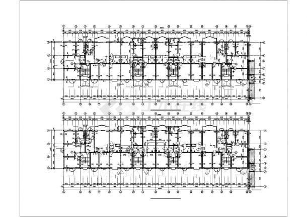 惠州市某现代化小区3200平米6层框混结构住宅楼平面设计CAD图纸-图一