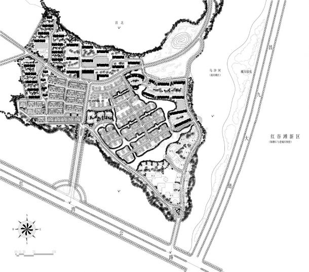 红谷滩新区概念规划图纸-图二