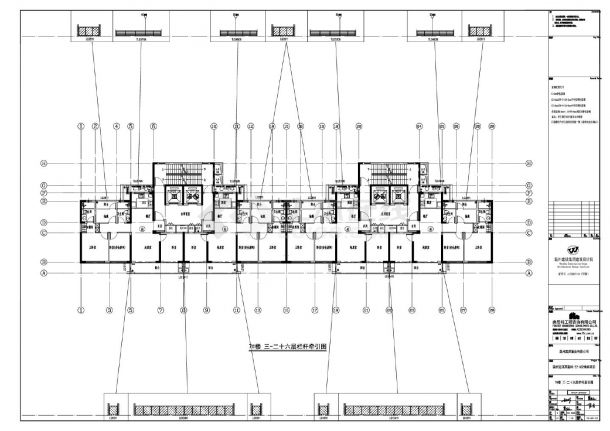 温州远洋高新地块项目7号楼机房层栏杆牵引图CAD图-图二