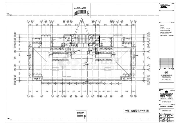 温州远洋高新地块项目8号楼门窗栏杆牵引CAD图-图一