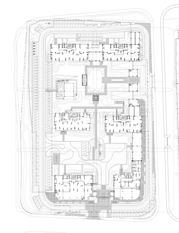 某城市更新项目安置房小区 景观土建-图二