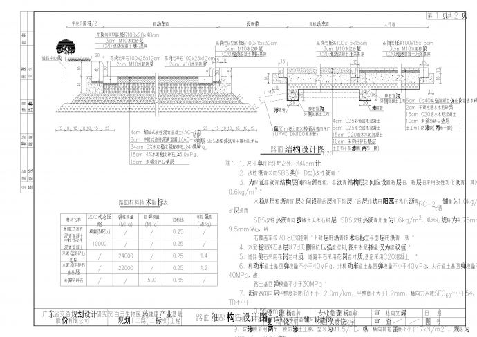 S-DL-18 路面细部构造设计图（再改）_图1